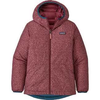 Reversible Down Isolationsjacke Mädchen chicory red