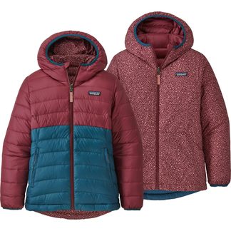 Reversible Down Isolationsjacke Mädchen chicory red