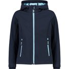 Fix Hood Softshell Jacket Girls blue