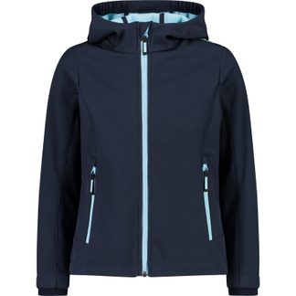 CMP - Fix Hood Softshelljacke Mädchen blau