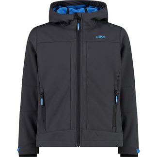 Fix Hood Softshelljacke Kinder antracite