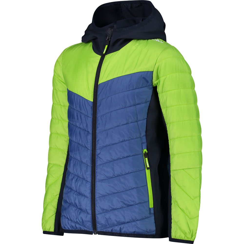 CMP - Fix Hood Hybrid Jacket Kids blue at Sport Bittl Shop