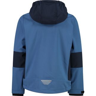 Fix Hood Softshell Jacket Kids dusty blue