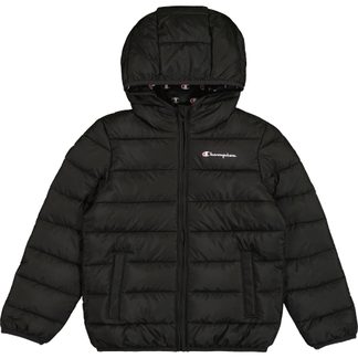 Champion - Hooded Jacke Kinder schwarz