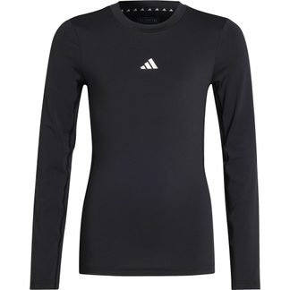 adidas - Techfit Longsleeve Kinder schwarz