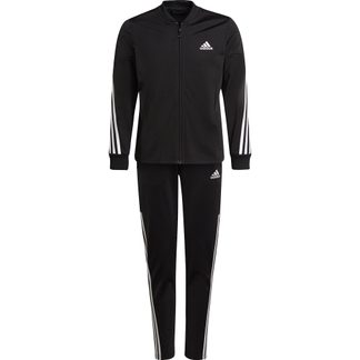adidas - Aeroready 3-Streifen Polyester Trainingsanzug Mädchen schwarz