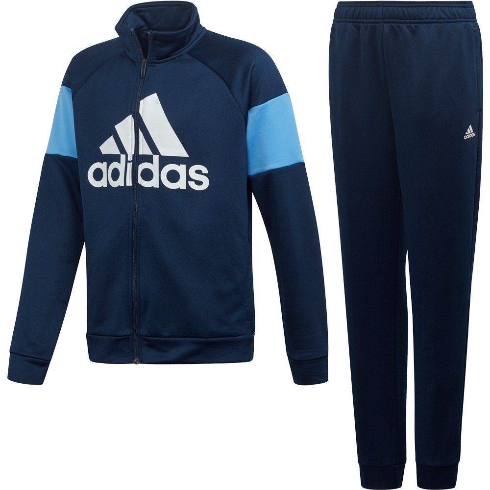 navy blue adidas sweat suit