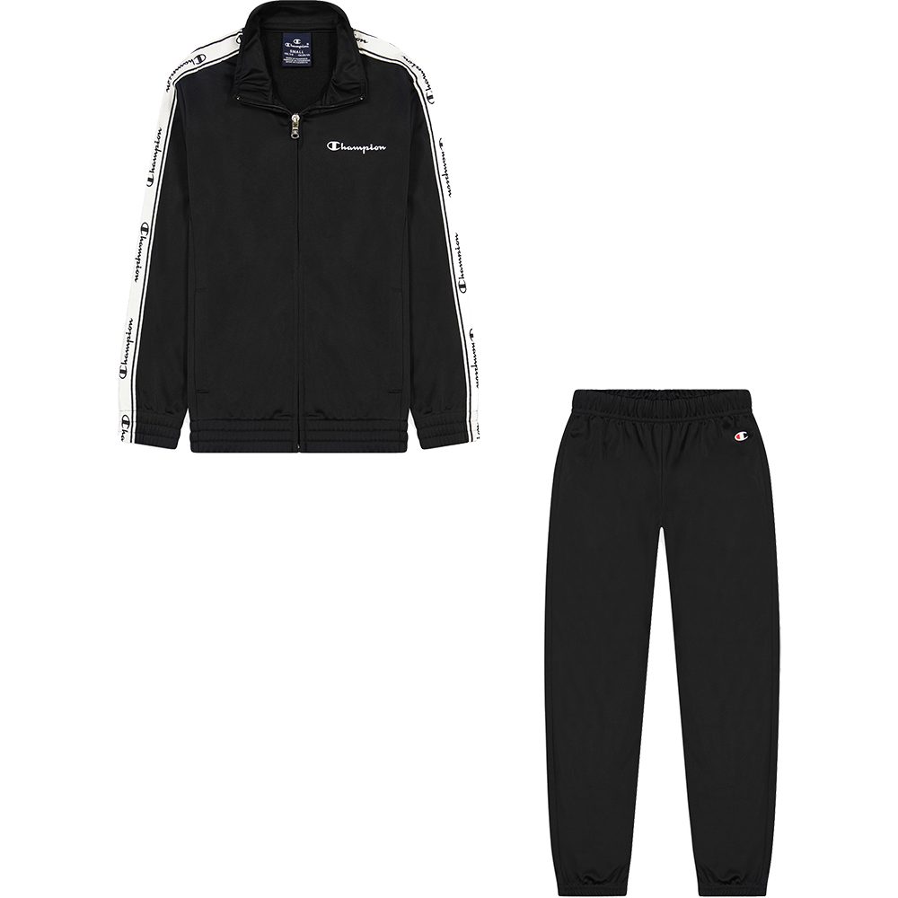 Champion - Jungen Suit Sport Shop Jogginganzug Bittl kaufen Full im schwarz Zip