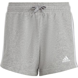 adidas - Essentials 3-Streifen Shorts Mädchen medium grey heather