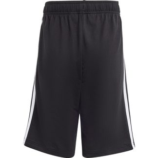 Essentials 3-Streifen Knit Shorts Kinder schwarz