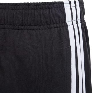 Essentials 3-Stripes Knit Shorts Kids black