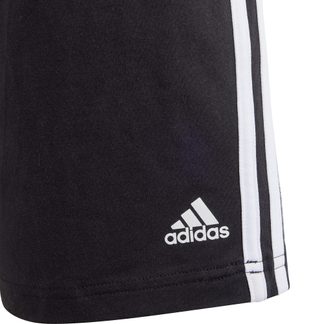 Essentials 3-Stripes Knit Shorts Kids black