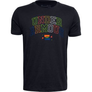 Under Armour - Live Multicolor Wordmark T-Shirt Jungen schwarz