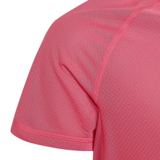 Aeroready Training 3-Streifen T-Shirt Mädchen pulse magenta