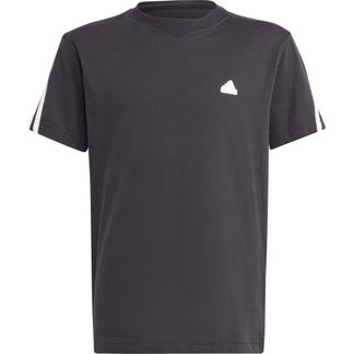 adidas - Future Icons 3-Streifen T-Shirt Kinder schwarz