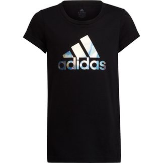 adidas - Dance Metallic Print T-Shirt Mädchen schwarz
