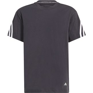 adidas - Future Icons 3-Streifen T-Shirt Jungen schwarz