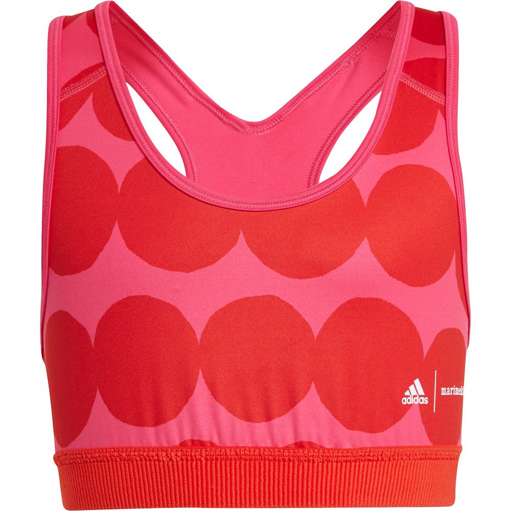 adidas - Marimekko Believe This Training Sports Bra Girls team real magenta  vivid red at Sport Bittl Shop