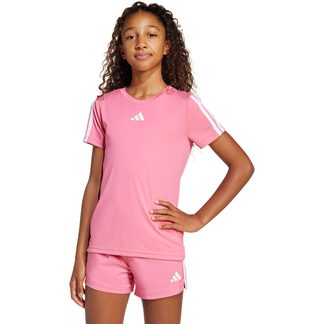 Training Essentials 3-Streifen T-Shirt Kinder pink fusion
