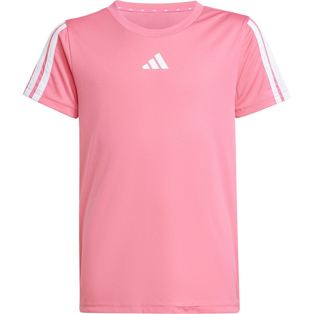 Training Essentials 3-Streifen T-Shirt Kinder pink fusion