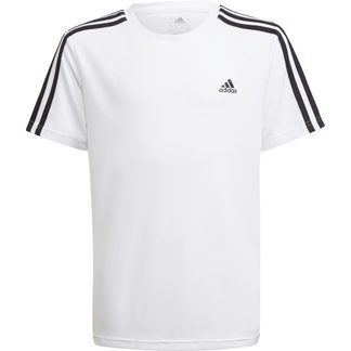 adidas - Designed 2 Move 3-Streifen T-Shirt Jungen weiß schwarz