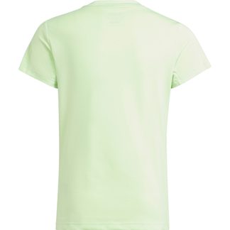 Train Essentials Aeroready 3-Streifen Slim-Fit Training T-Shirt Mädchen semi green spark