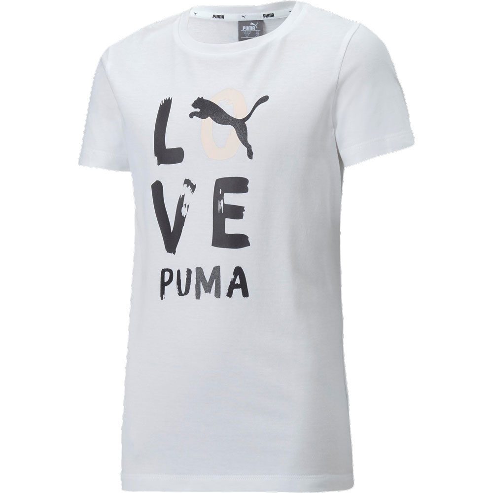 Puma - T-Shirt Bittl Mädchen Alpha im Shop kaufen white puma Sport