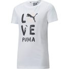 Alpha T-Shirt Mädchen puma white