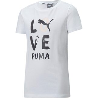 Puma - Alpha T-Shirt Mädchen puma white