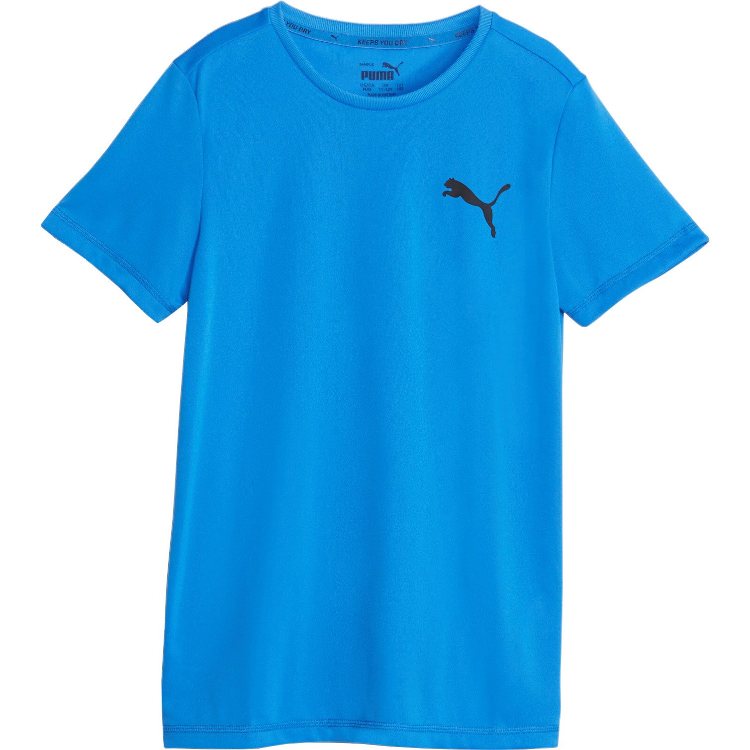 - Boys Sport Bittl at Puma Logo T-Shirt blue Active Shop Small ultra