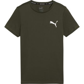 Active Small Logo T-Shirt Jungen dark olive