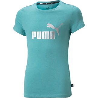Puma - Girls Logo Essentials+ Bittl T-Shirt Sport Shop persian at red Silhouette