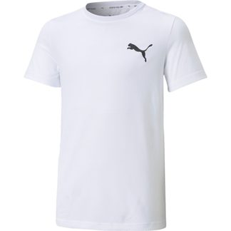 Active Small Logo T-Shirt Boys puma white