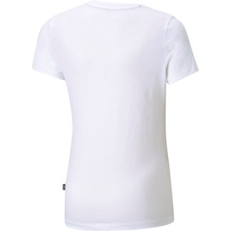 Essentials Logo T-Shirt Mädchen puma white