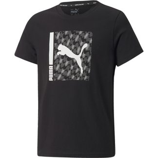 Bittl Puma at T-Shirt Sport Fit Shop Girls shadow - orchid