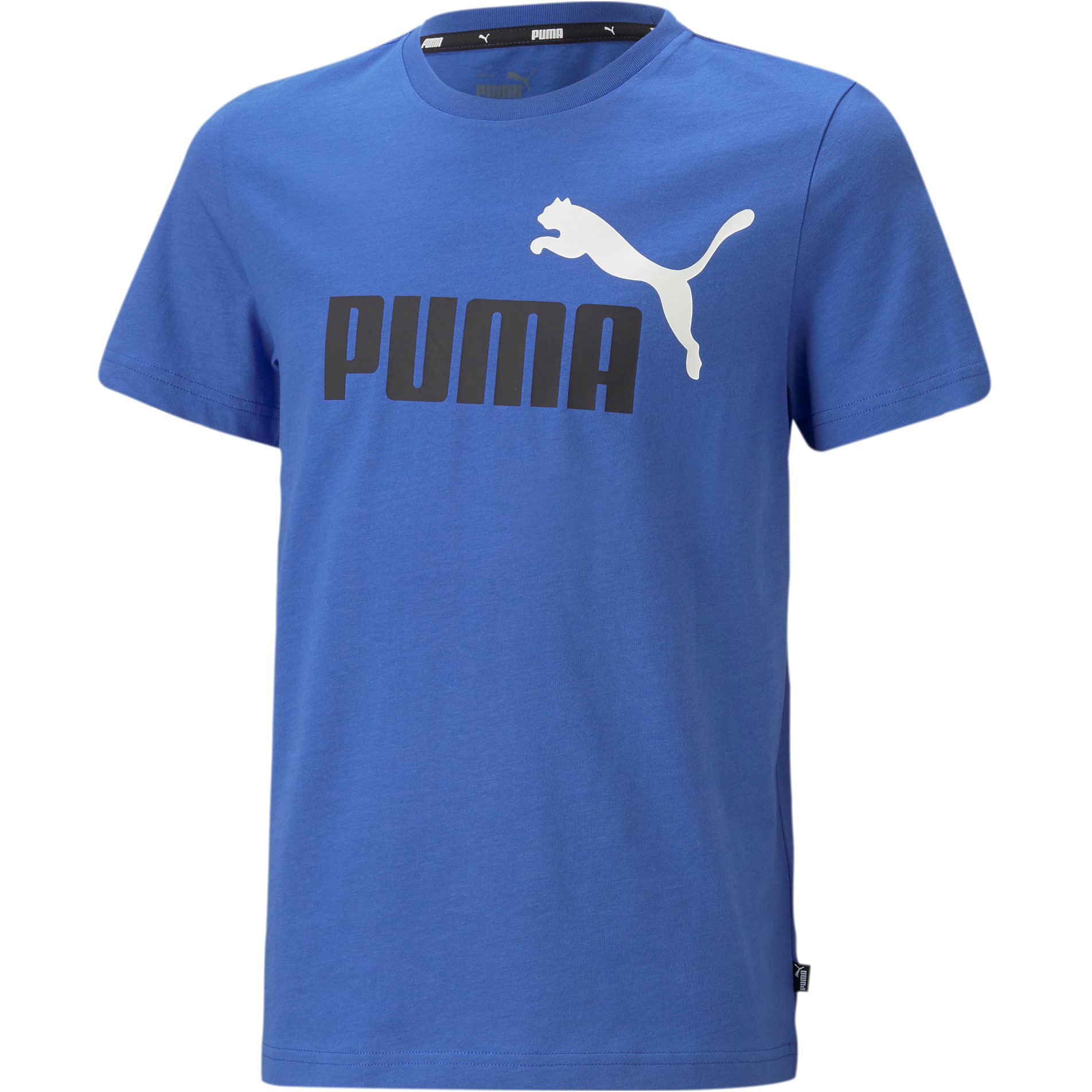 Puma - Essentials+ Two-Tone Logo T-shirt Boys royal sapphire at Sport Bittl  Shop