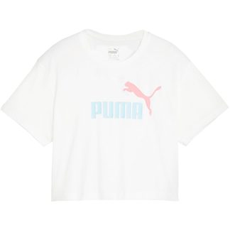Puma - Logo Cropped T-Shirt Girls puma white