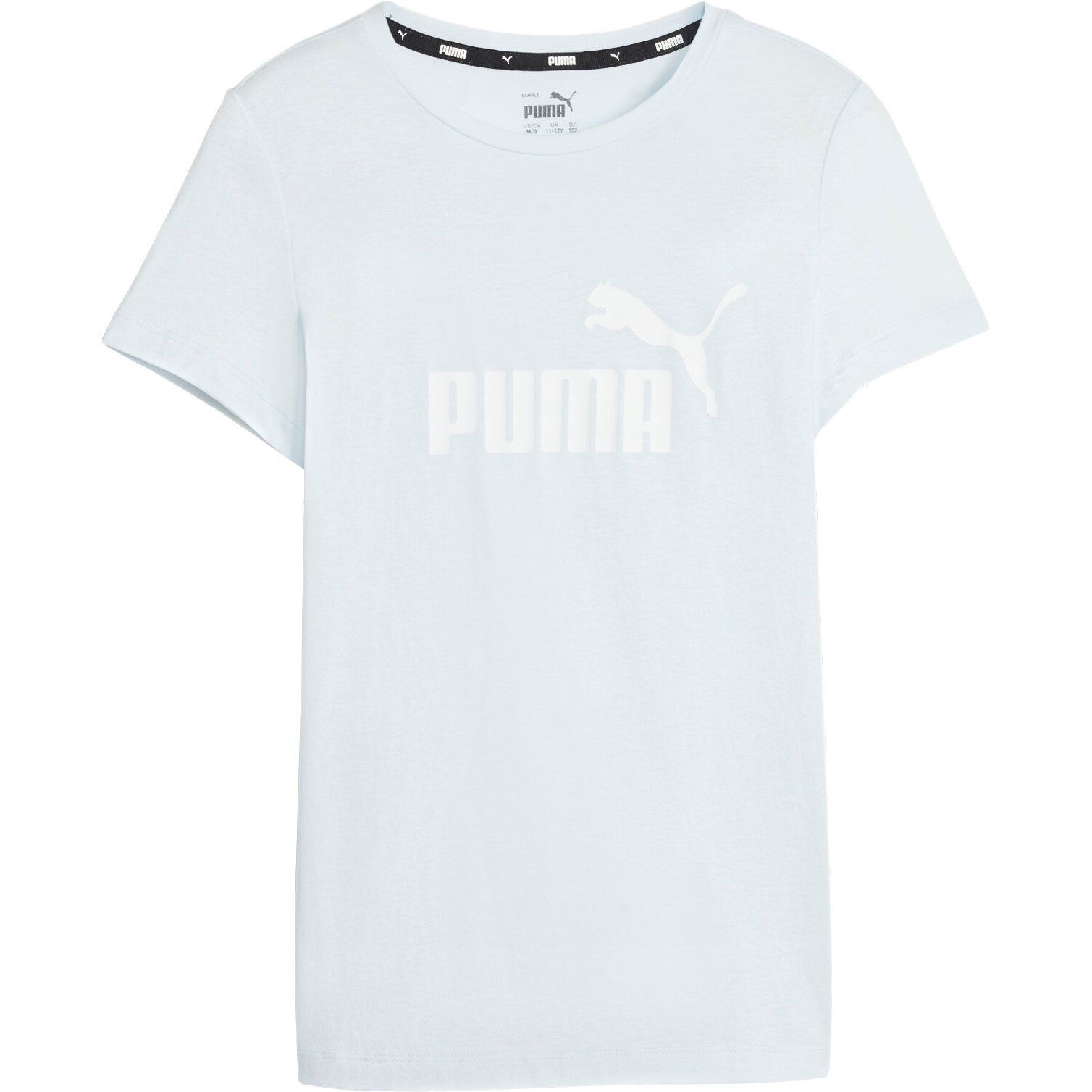 Puma - Esentails Logo T-Shirt Mädchen icy blue kaufen im Sport Bittl Shop