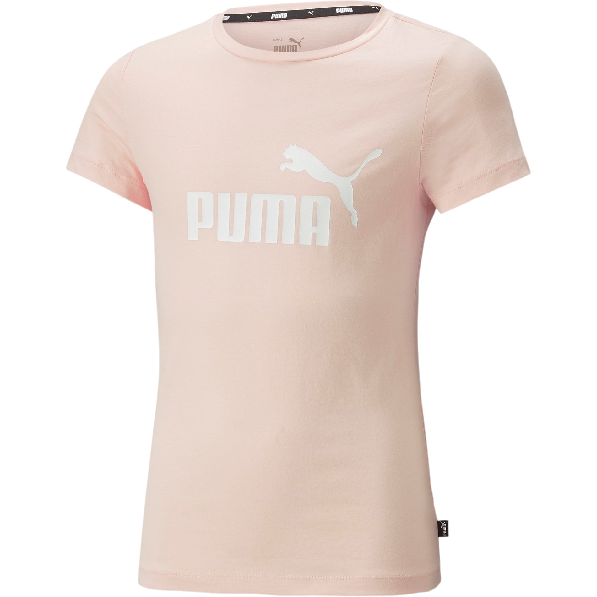 Puma - Essentials Logo T-Shirt Girls rose dust at Sport Bittl Shop