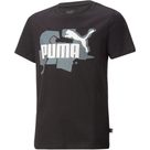 Essentials+ Street Art Logo T-Shirt Jungen puma black