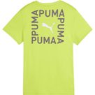 Fit T-Shirt Jungen lime pow