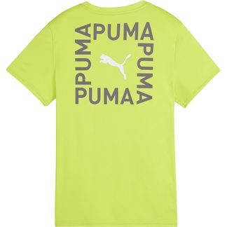 Fit T-Shirt Jungen lime pow