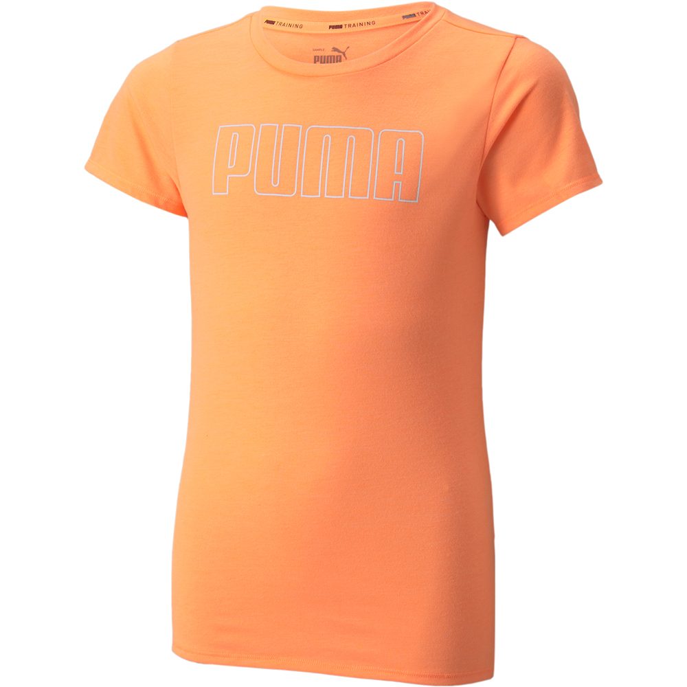 Puma Runtrain T Shirt Girls neon citrus at Sport Bittl Shop