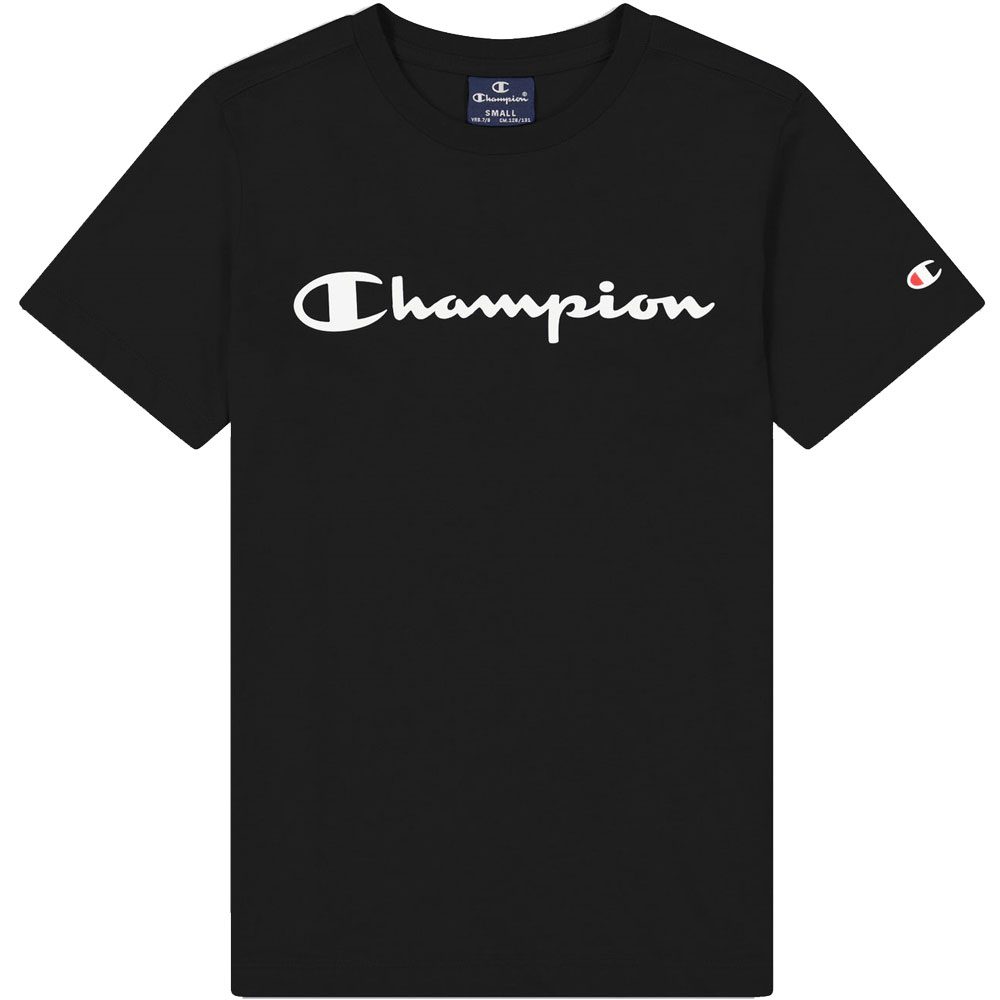 beauty - Bittl Shop Champion T-Shirt black Crewneck at Boys Sport