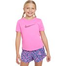 One Big Training T-Shirt Girls playful pink