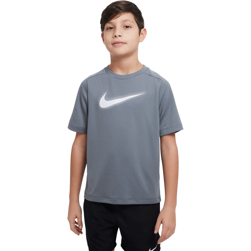 Nike - Multi+ Dri-Fit T-Shirt Jungen smoke grey