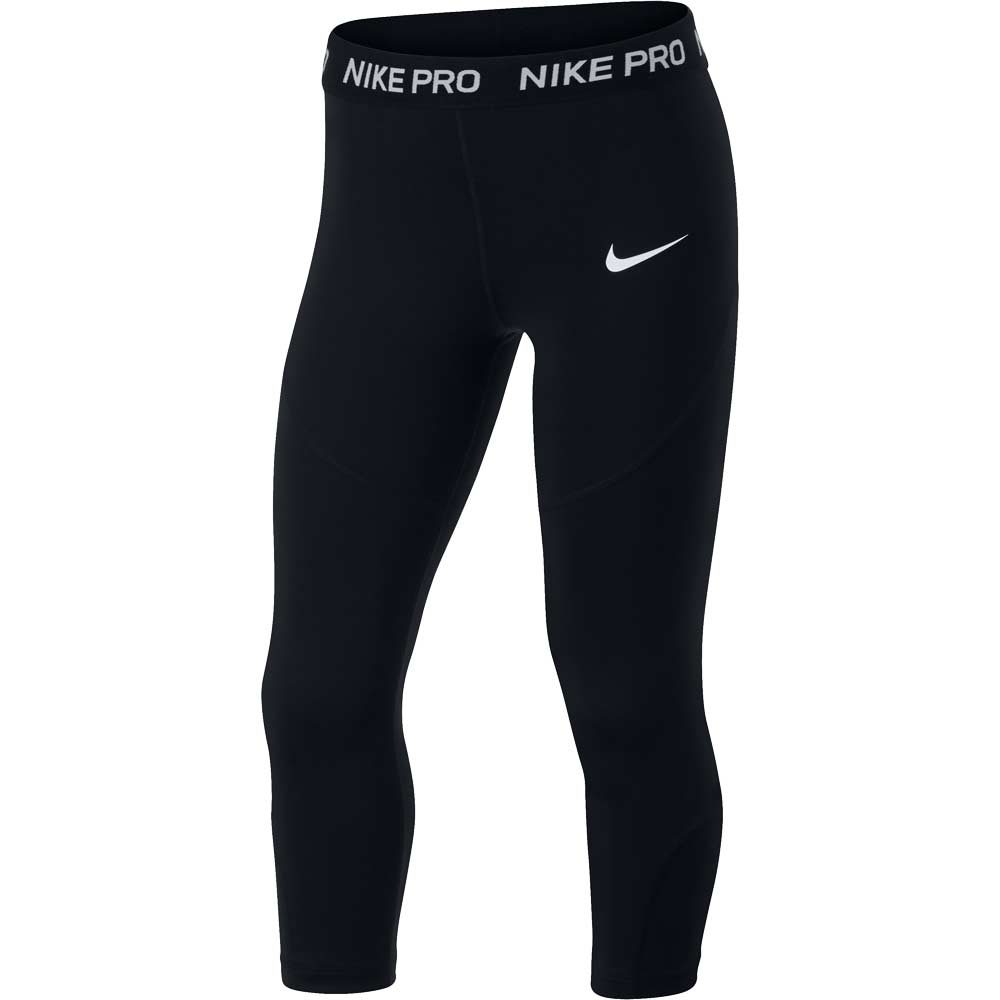 Nike - Pro Capri Girls black white at Sport Bittl Shop