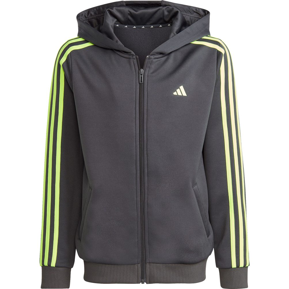 adidas Boys - at 3-Stripes Jacket Bittl Hooded Shop carbon Sport Essentials Train Aeroready