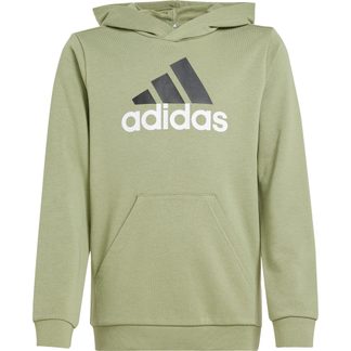 adidas - Essentials Two-Colored Big Logo Cotton Hoodie Kinder tent green