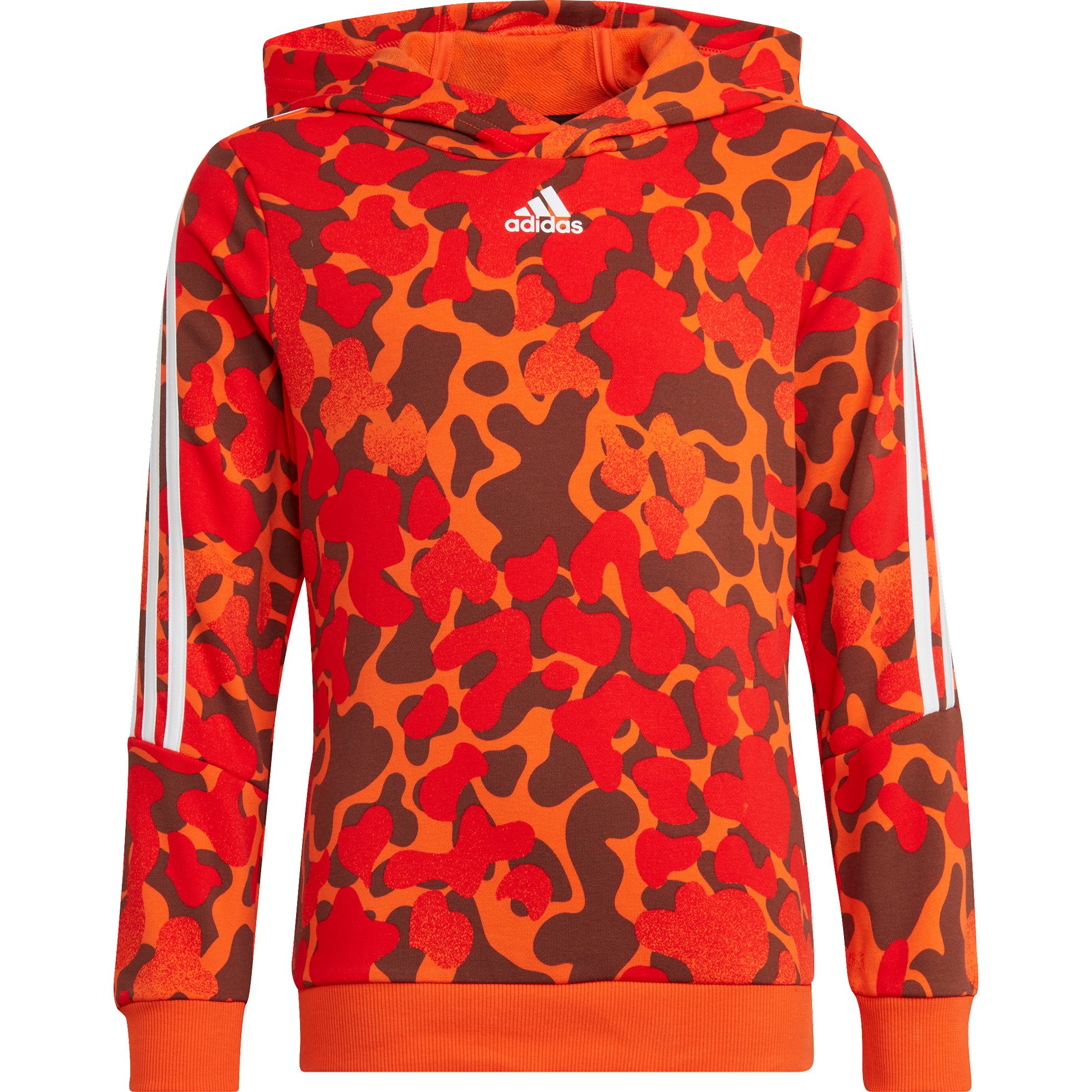 adidas - Future Icons 3-Streifen Graphic Hoodie Jungen semi impact orange  kaufen im Sport Bittl Shop